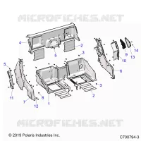 CARROZZERIA POSTERIORE CLOSEOFF AND FENDERS
