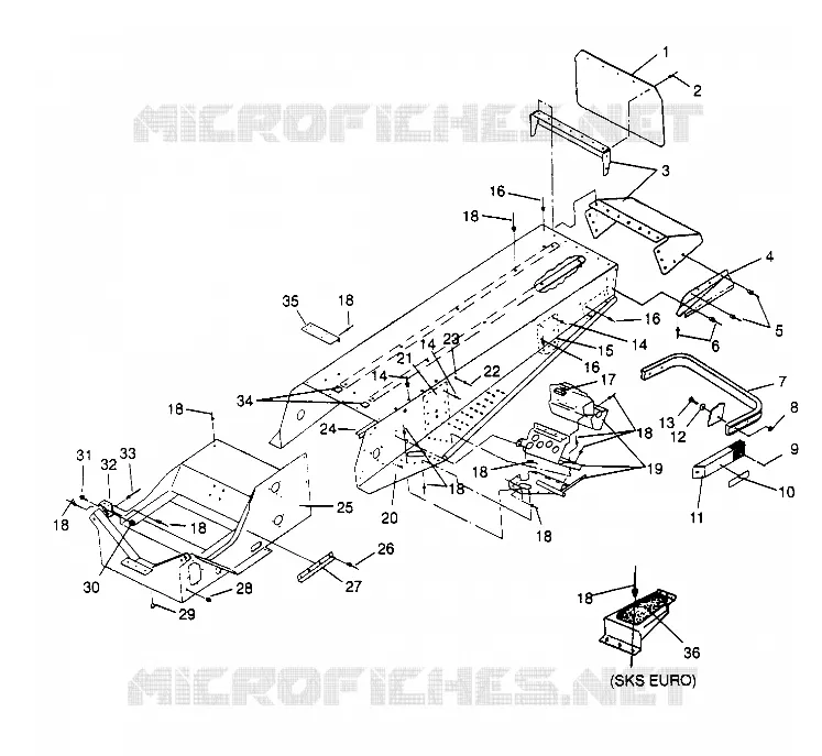 MONTAGGIO TUNNEL XLT 0950756, XLT SKS 0950556,  XLT SKS EURO E950556   XLT S (4928842884A006)