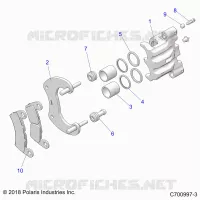 BRAKES, PINZA POSTERIORE
