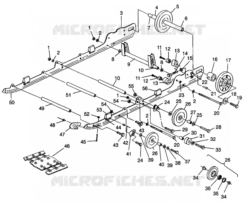 SOSPENSIONE 500 CARB 0962764 (4931873187B013)