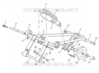 ANTERIORE COPPIA ARM (SKS) 700 SKS 0970566 and EUROPEAN 700 SKS E970566 (4938573857B013)