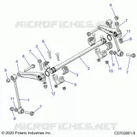 SUSPENSION, FRONT BARRA DI STABILIZZAZIONE