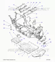 CHASSIS, MAIN FRAME AND SCIARED PLATES