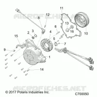 ENGINE, STATOR AND VOLANO