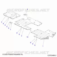 CHASSIS, SCIARED PLATES