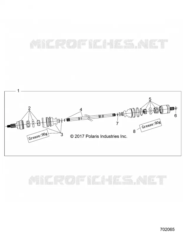 DRIVE TRAIN, ANTERIORE ALBERO MEZZO