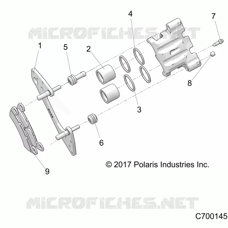 BRAKES, PINZA POSTERIORE