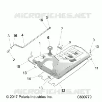 SISTEMA DI ALIMENTAZIONE CARBURANTE, FUEL TANK ASM.