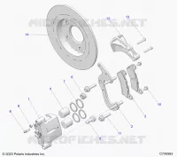 BRAKES, PINZA POSTERIORE