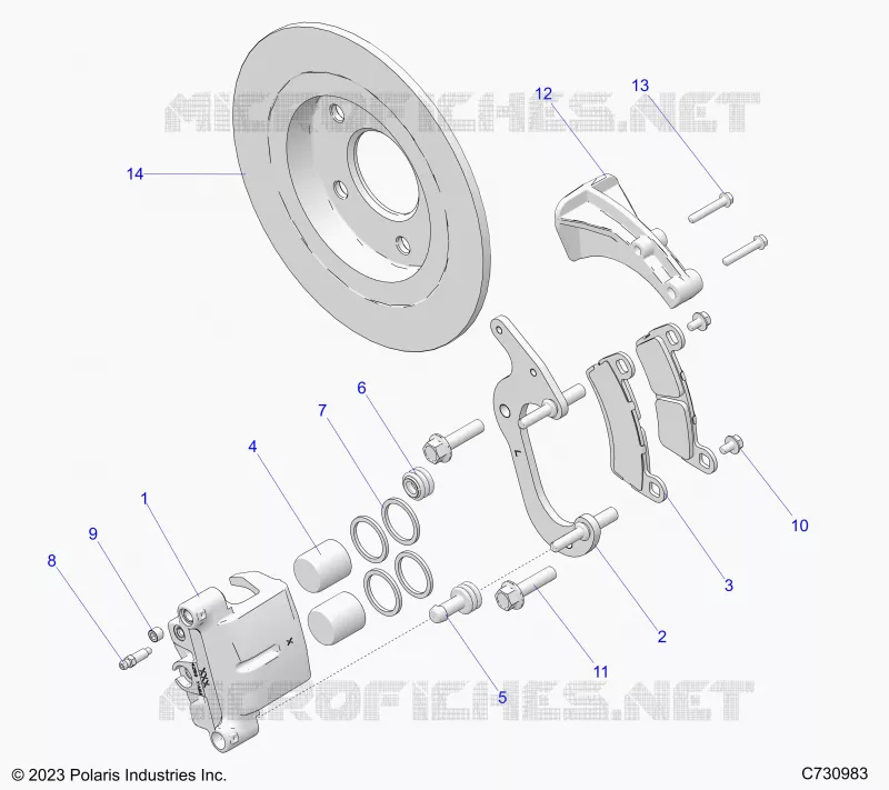 BRAKES, PINZA POSTERIORE