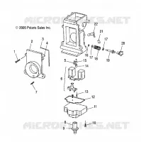 MOTORE, CARBURATORE, LOWER