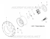 RUOTE, FRONT TIRE and FRENO DISC