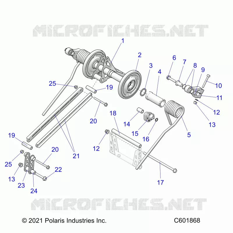 SUSPENSION, POSTERIORE COPPIA ARM