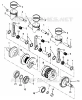 PISTONEEE   ALBERO MOTORE ULTRA TOURING 0975378 AND EUROPEAN ULTRA TOURING E975 (4938133813C014)