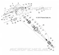 TRASMISSIONE, PRINCIPALE SCATOLA INGRANAGGI INTERNAL COMPONENTS 2
