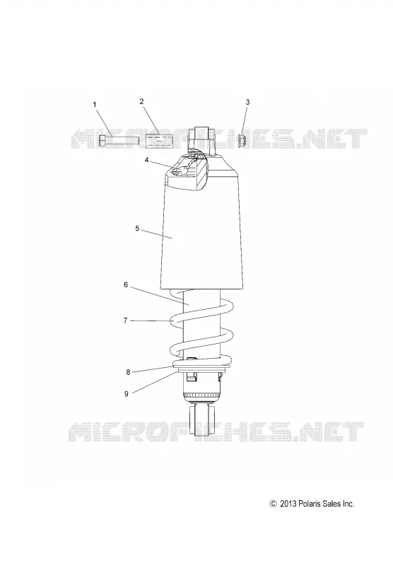 SHOCK ANTERIORE PISTA (7043995)