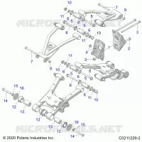 SOSPENSIONE POSTERIORE CONTROL ARM, MOUNTING