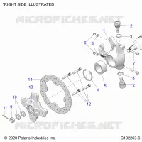 SOSPENSIONI ANTERIORI HUB, KNUCKLE AND BRAKE DISC