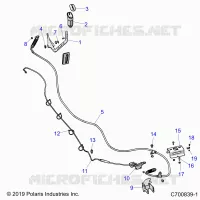 DRIVE TRAIN, SELETTORE DI MARCIA AND THROTTLE CABLE