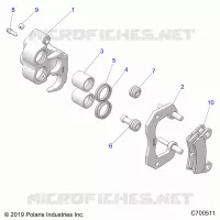 BRAKES, PINZA POSTERIORE