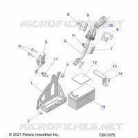 ELETTRICO, BATTERY, MANUAL START POWER UP COMPONENTS