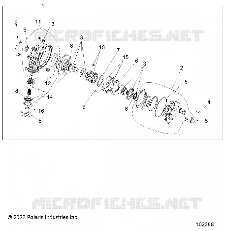 TRASMISSIONE, FRONT GEARCASE