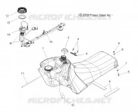 SISTEMA DI ALIMENTAZIONE CARBURANTE, CARBURANTE TANK ASM.