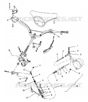 INSIEME DELLO STERZO SLT 750 B944170 (4925942594010A)