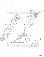 SUSPENSION, AMMORTIZZATORE POSTERIORE MOUNTING