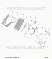 MOTORE, RADIATOR MOUNTING