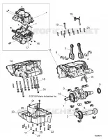ENGINE, CRANKCASE AND ALBERO MOTORE