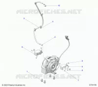 TRASMISSIONE, FRONT GEARCASE MOUNTING