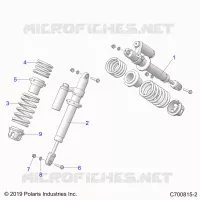 SUSPENSION, SHOCK ANTERIORE MOUNTING