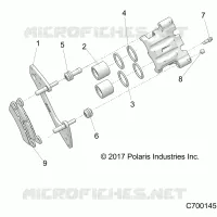 BRAKES, PINZA POSTERIORE