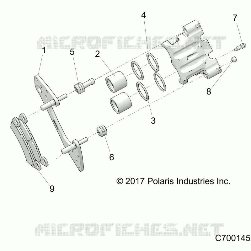 BRAKES, PINZA POSTERIORE
