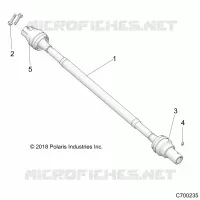 TRASMISSIONE, REAR PROP SHAFT