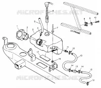 SERBATOIO OLIO Sport 400L W97BA38C and Trail Blazer W97BA25C (4940124012A014)