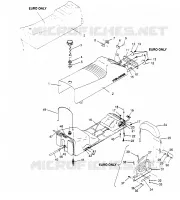 MONTAGGIO SEDILE   SERBATOIO Storm 0950782, Storm SKS 0950582,  Euro Storm E9 (4929012901A008)