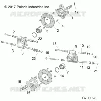 SUSPENSION, PORTAPACCHI POSTERIORE