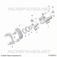 BRAKES, PINZA POSTERIORE