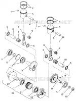 PISTONEEE   ALBERO MOTORE WIDETRAK LX 0962064 AND EUROPEAN WIDETRAK LX E962064 (4931643164C011)