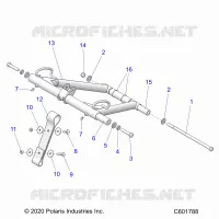 SUSPENSION, ANTERIORE COPPIA ARM