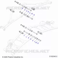 SOSPENSIONE POSTERIORE CONTROL ARM, MOUNTING