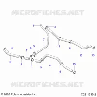 ENGINE, SISTEMA DI RAFFREDDAMENTO, HOSES
