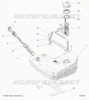 SISTEMA DI ALIMENTAZIONE CARBURANTE, FUEL TANK