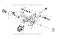 SWING ARM/REAR SCATOLA INGRANAGGI MONTAGGIO