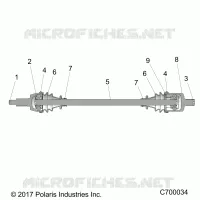 TRASMISSIONE, FRONT HALF SHAFT