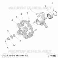 SOSPENSIONI ANTERIORI HUB AND STEERING KNUCKLE
