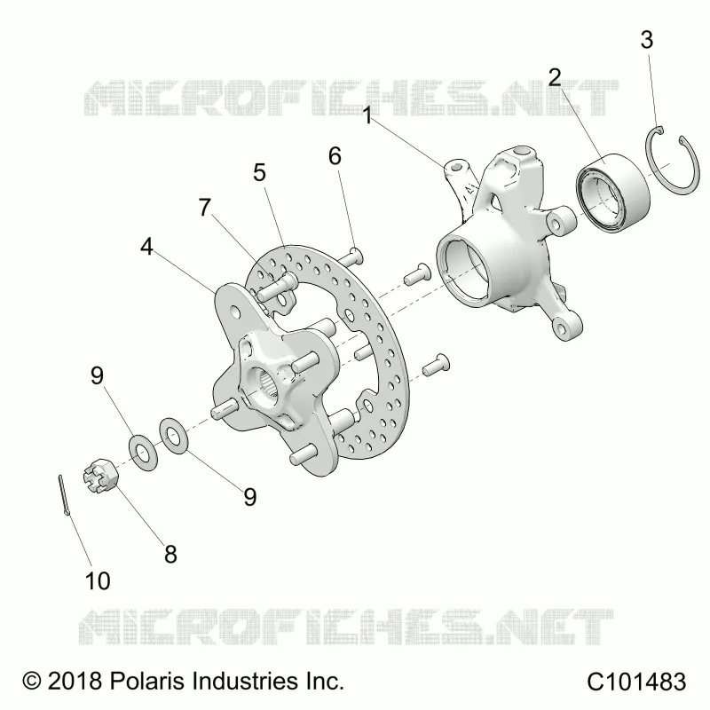 SOSPENSIONI ANTERIORI HUB AND STEERING KNUCKLE