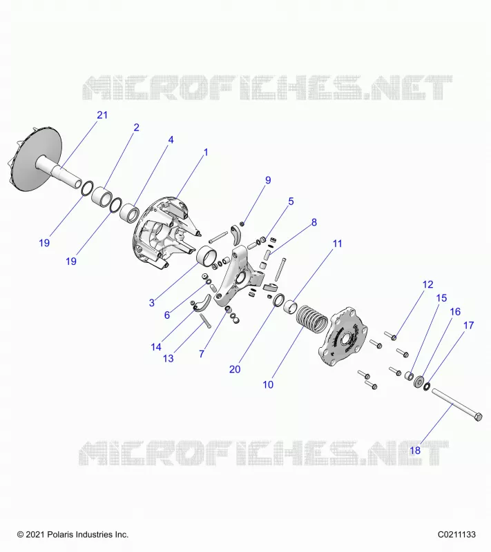 TRASMISSIONE, PRIMARY CLUTCH